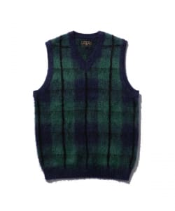 Check Vest Mohair