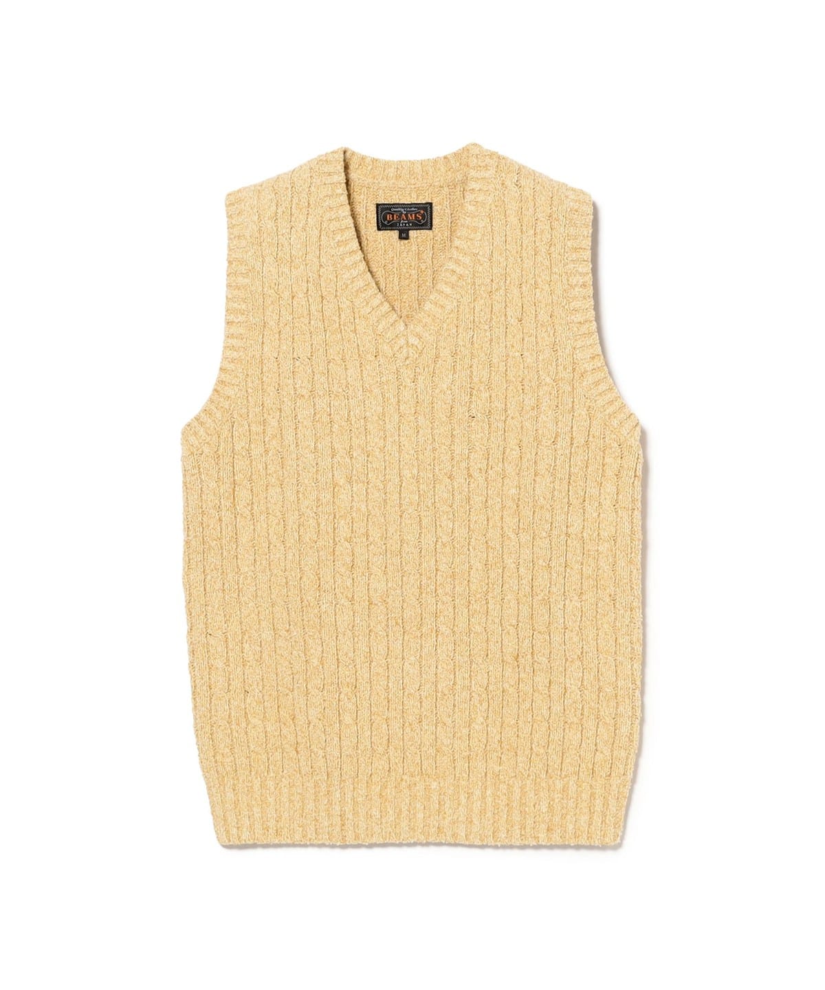BEAMS PLUS（ビームス プラス）Cable Vest Cotton Linen（トップス