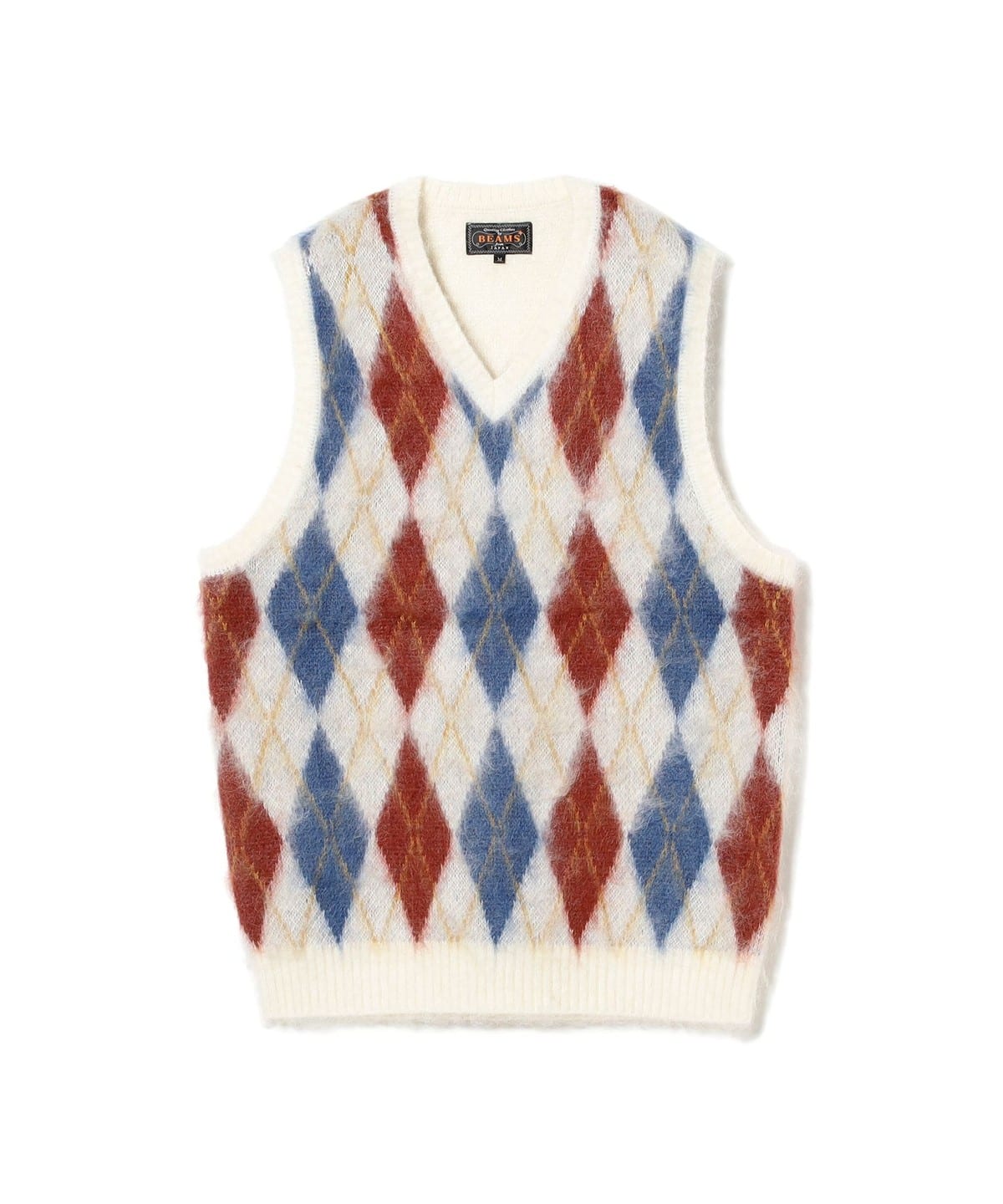 BEAMS PLUS [BEAMS PLUS Sale] Knit Vest Double Jacquard Argyle