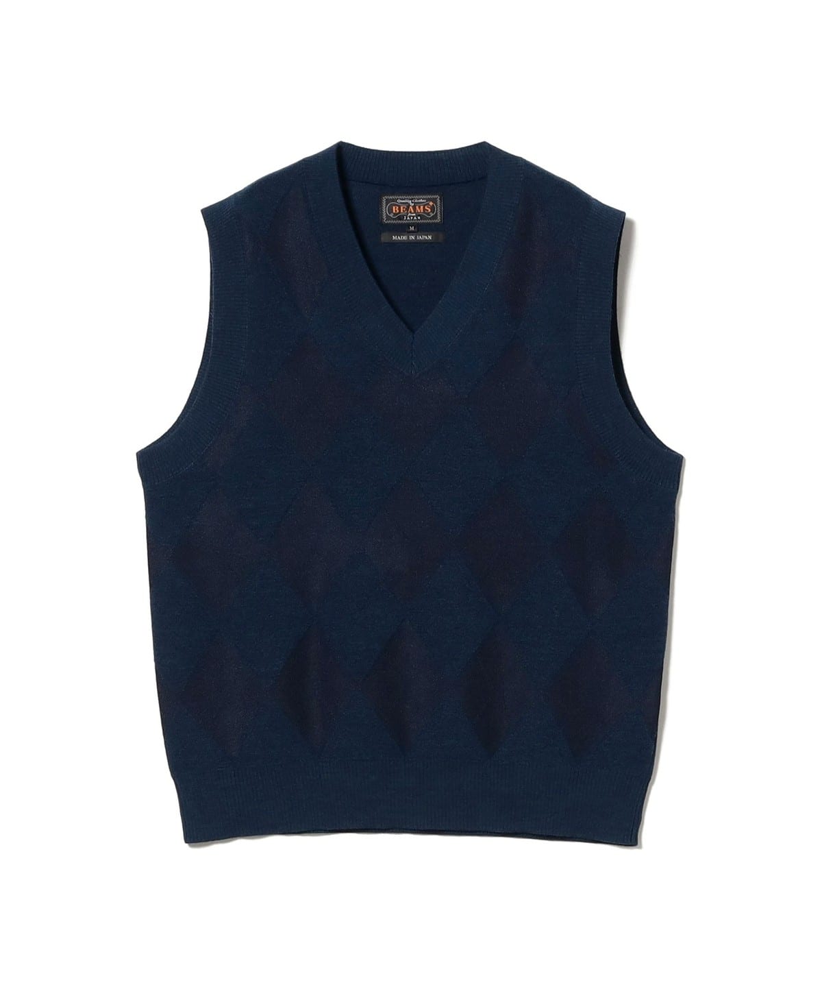 BEAMS PLUS（ビームス プラス）Shadow Argyle Vest（トップス ベスト