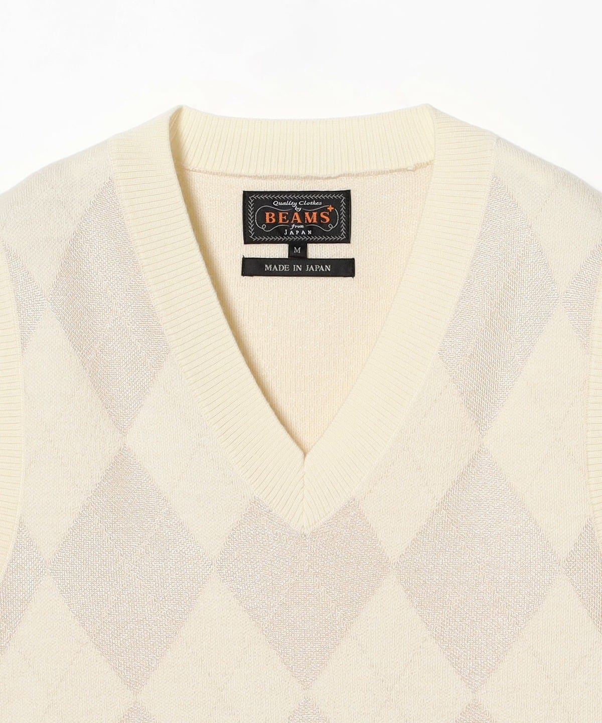 BEAMS PLUS（ビームス プラス）Shadow Argyle Vest（トップス ベスト