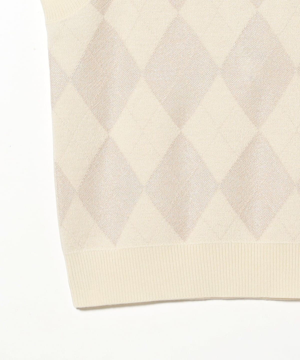 BEAMS PLUS（ビームス プラス）Shadow Argyle Vest（トップス ベスト 