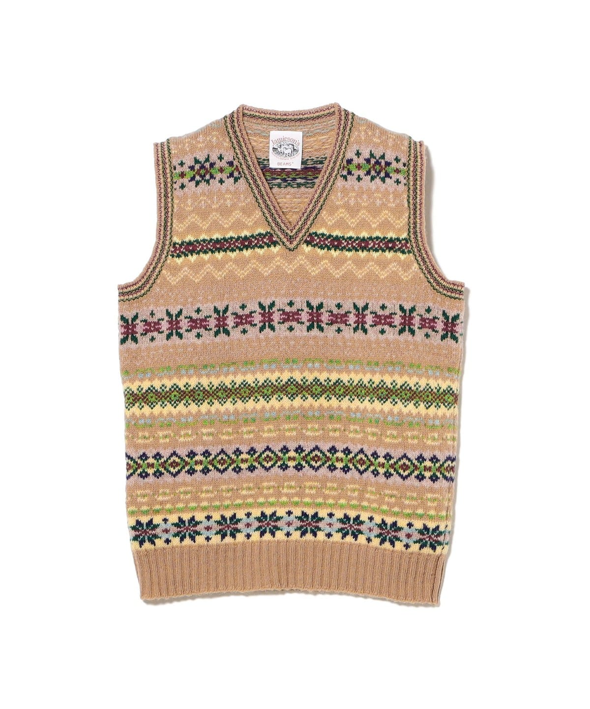 BEAMS PLUS× JAMIESON'S Fairsile V-Neck BEAMS PLUS（ビームス プラス）【別注】Jamieson's / Fairsile V-Neck