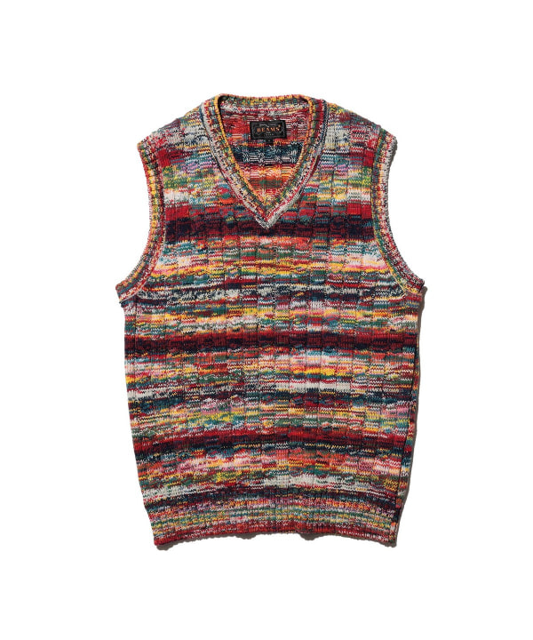 Cable Knit Vest Kasuri