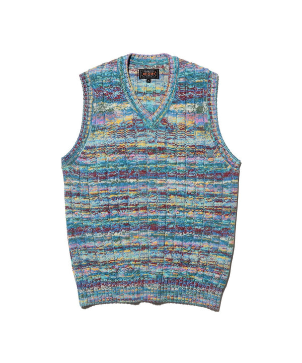 Cable Knit Vest Kasuri