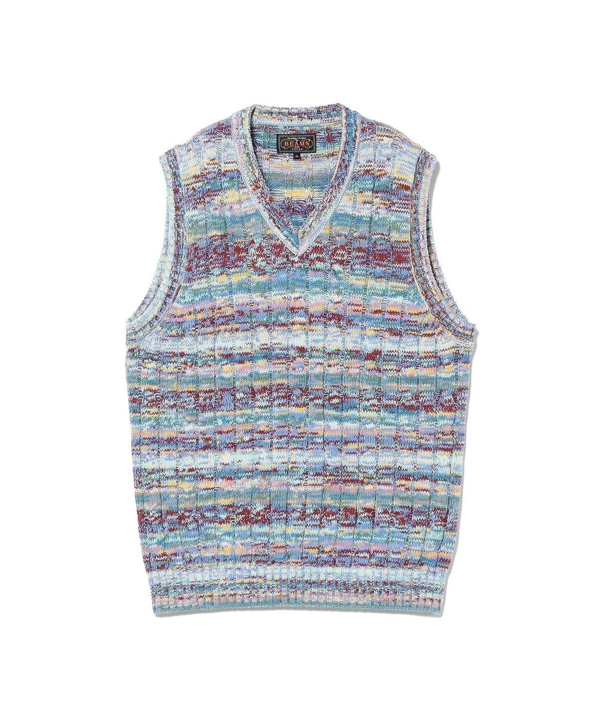 BEAMS PLUS（ビームス プラス）Cable Knit Vest Kasuri（トップス