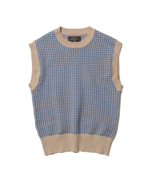 Jacquard Knit Vest（Women's）