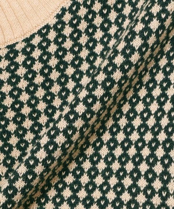 Jacquard Knit Vest（Women's）