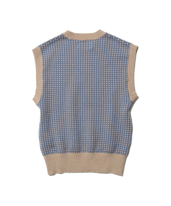Jacquard Knit Vest（Women's）