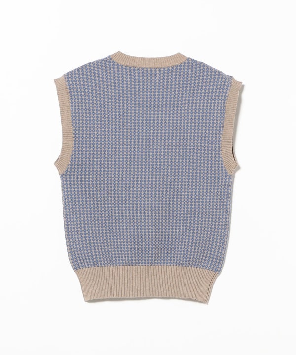 Jacquard Knit Vest（Women's）
