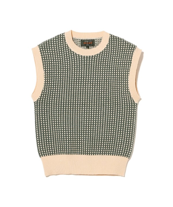Jacquard Knit Vest（Women's）