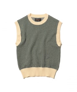 Jacquard Knit Vest（Women's）