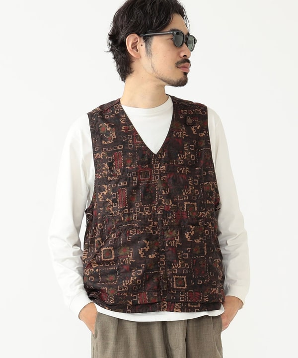 BEAMS PLUS（ビームス プラス）ポリエステル バティック プリント