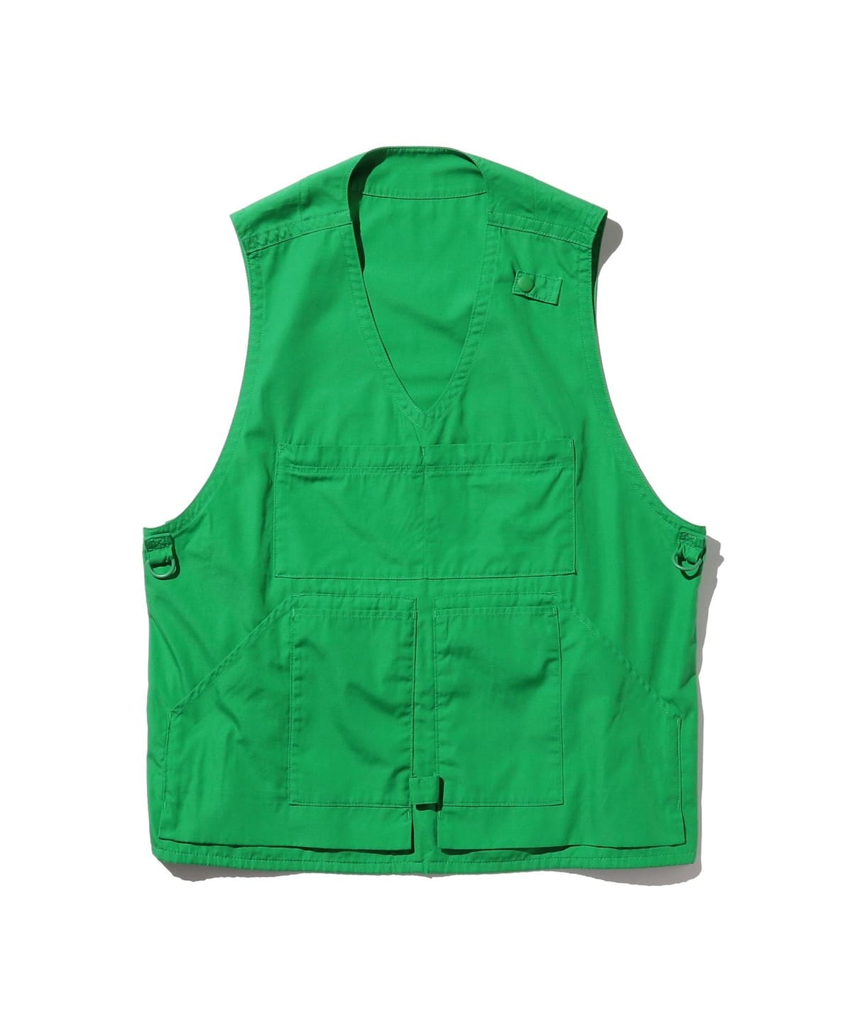 テトロン コットン ポプリン アドベンチャー ベスト トップス MEN GREEN S テトロン コットン ポプリン アドベンチャー ベスト トップス MEN GREEN S