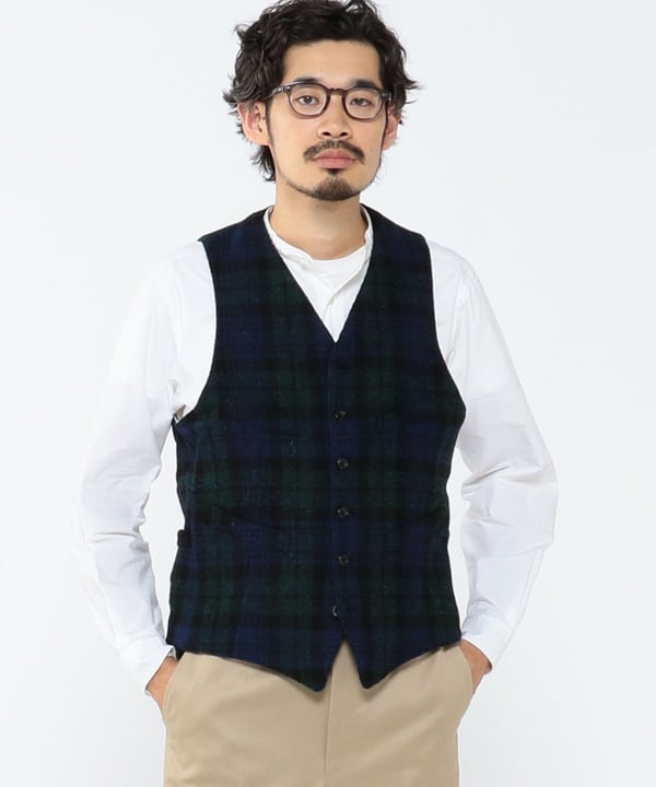 BEAMS PLUS（ビームス プラス）BEAMS PLUS / Waistcoat Harris Tweed