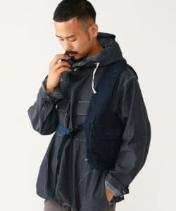 ▲ENGINEERED GARMENTS / SHOULDER VEST Indigo 10oz Broken Denim