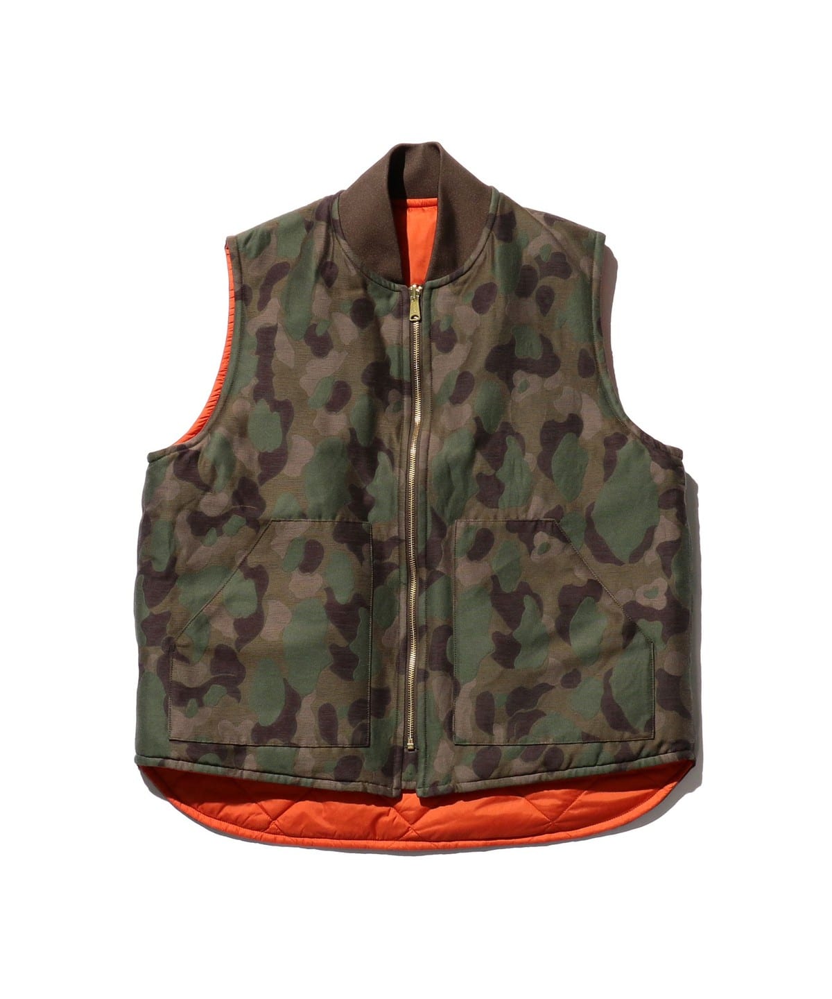 ダックハンターカモ ジャカード リバーシブル ワーク パフ ベスト トップス MEN OLIVE XL ダックハンターカモ ジャカード リバーシブル ワーク パフ ベスト トップス MEN OLIVE XL