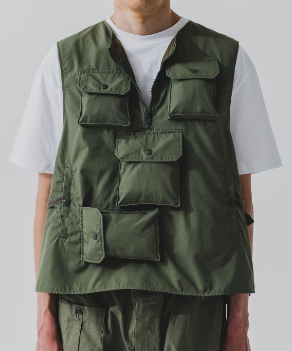 BEAMS PLUS（ビームス プラス）【アウトレット】ENGINEERED GARMENTS × BEAMS PLUS / 別注 Double  Front Vest（トップス ベスト）通販｜BEAMS