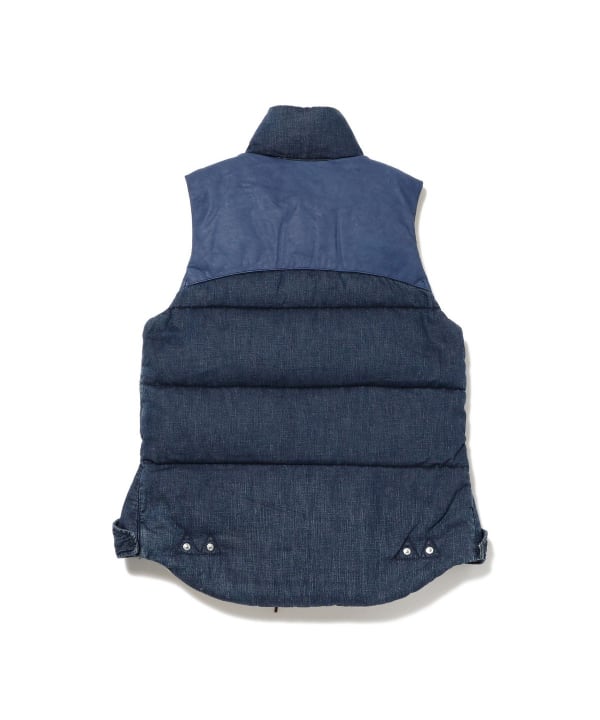 BEAMS PLUS（ビームス プラス）【別注】REMI RELIEF / Denim Down Vest（ブルゾン ダウンベスト）通販｜BEAMS