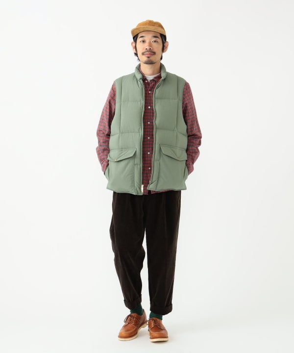 BEAMS PLUS(ビームス プラス)Down Vest Nylon Oxford BEAMS PLUS(ビームス プラス)Down Vest Nylon Oxford
