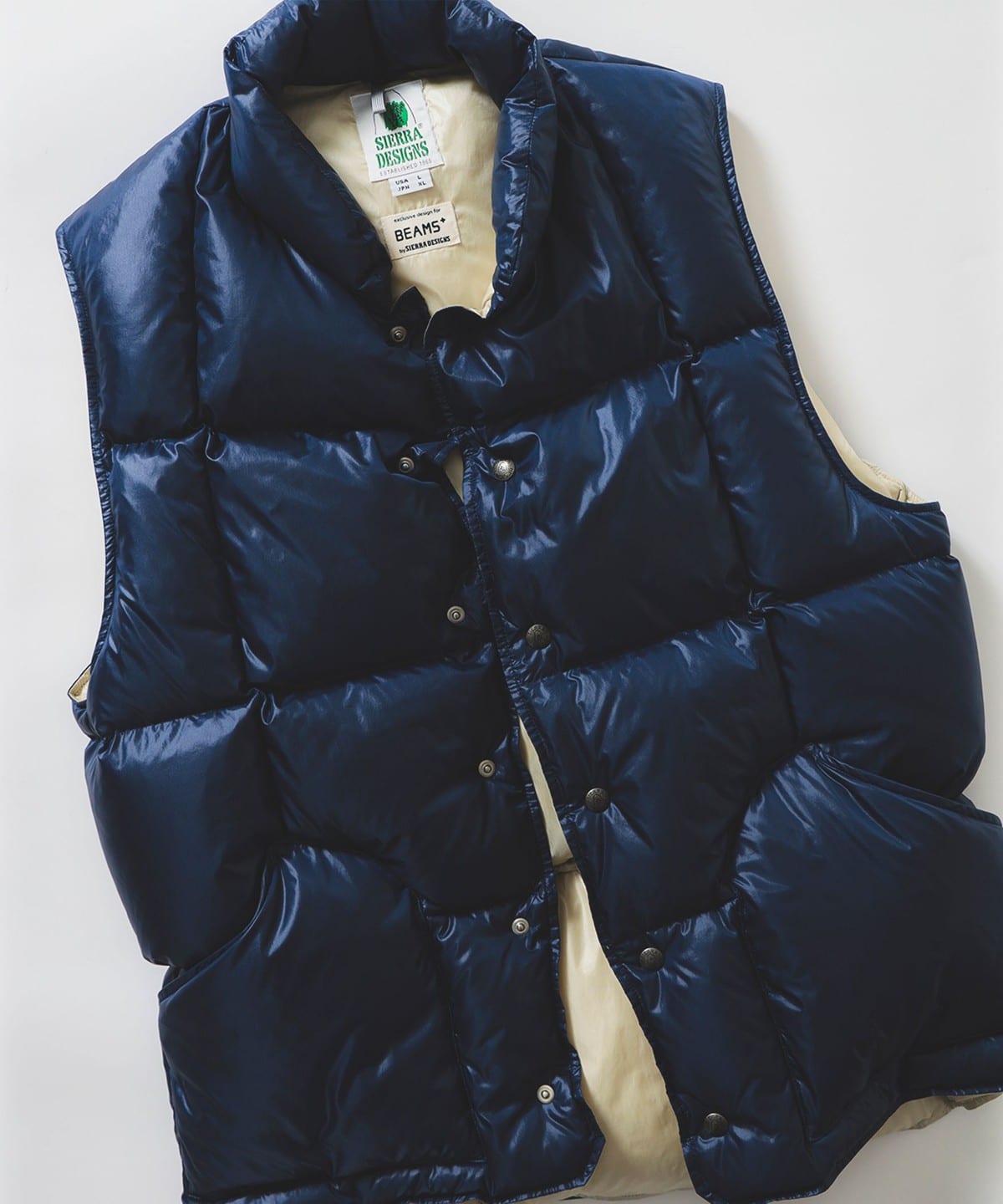 【別注】SIERRA DESIGNS シェラデザインズ / DOWN VEST ブルゾン MEN MIDNIGHT/TAN JPN XL 【別注】SIERRA DESIGNS シェラデザインズ / DOWN VEST ブルゾン MEN MIDNIGHT/TAN JPN XL