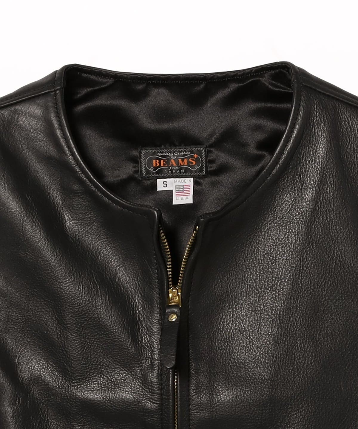 BEAMS PLUS（ビームス プラス）LEATHER VEST（トップス ベスト）通販