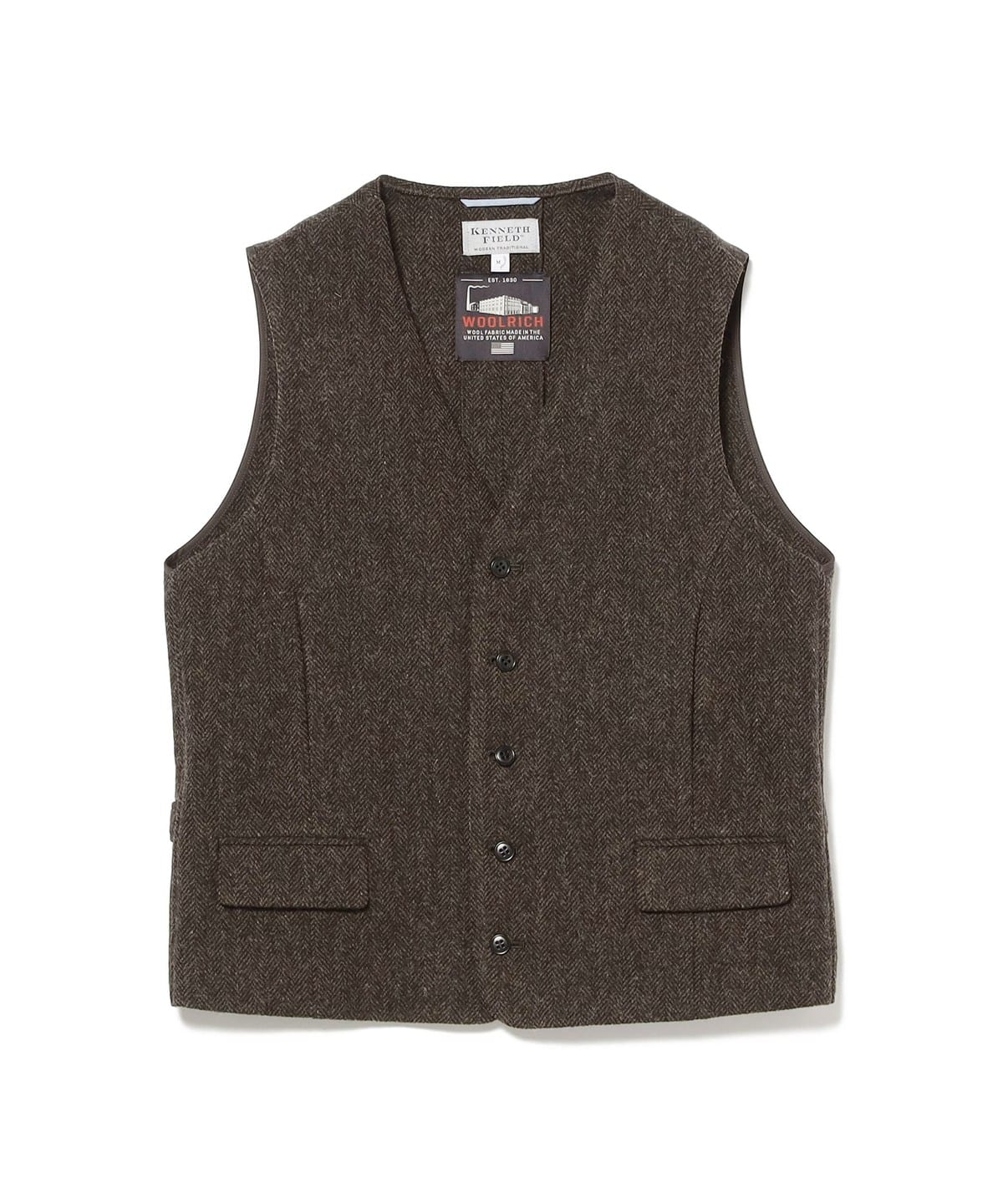 KENNETH FIELD ケネスフィールド / Iron VestⅡ トップス MEN BROWN M KENNETH FIELD ケネスフィールド / Iron VestⅡ トップス MEN BROWN M