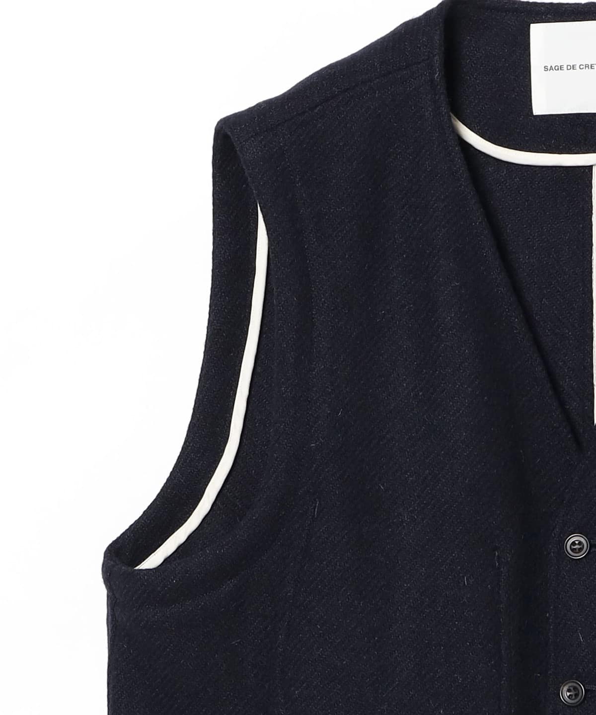 BEAMS PLUS（ビームス プラス）sage de cret / Harris Tweed ベスト