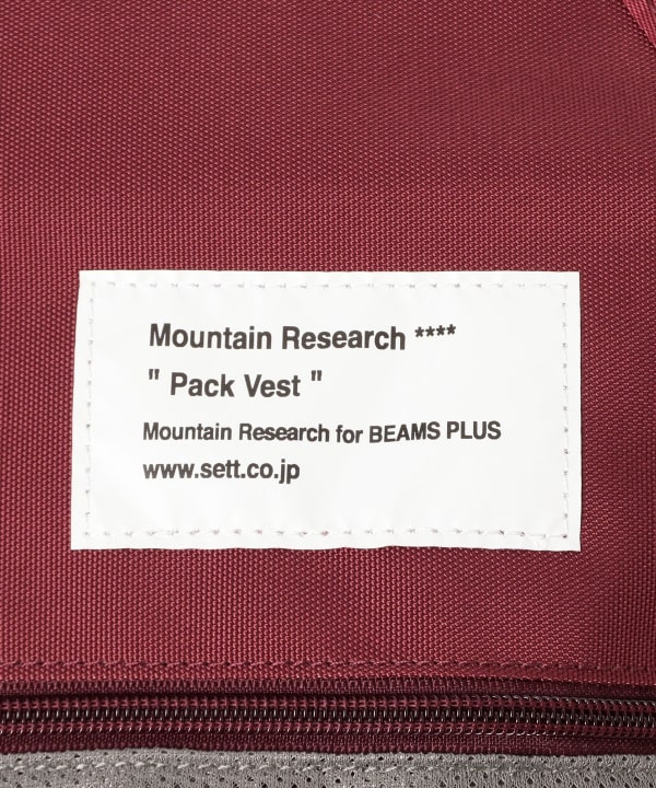 【タイムセール】【別注】MOUNTAIN RESEARCH / Pack Vest