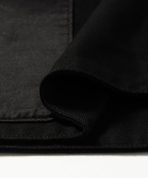 POST OVERALLS / #3504-CSB Royal Moody : cotton serge combo black