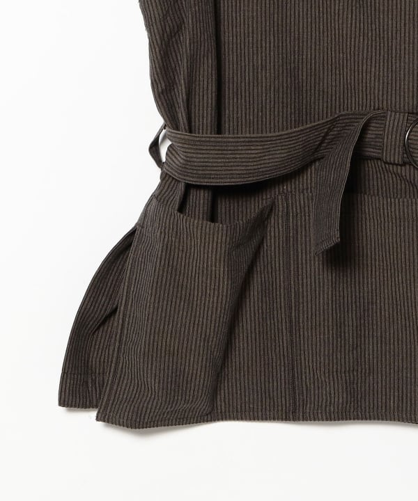 ts(s) / Artisan Vest - Seersucker Stripe Cotton*Wool Cloth