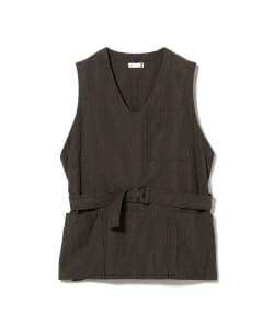 ts(s) / Artisan Vest - Seersucker Stripe Cotton*Wool Cloth