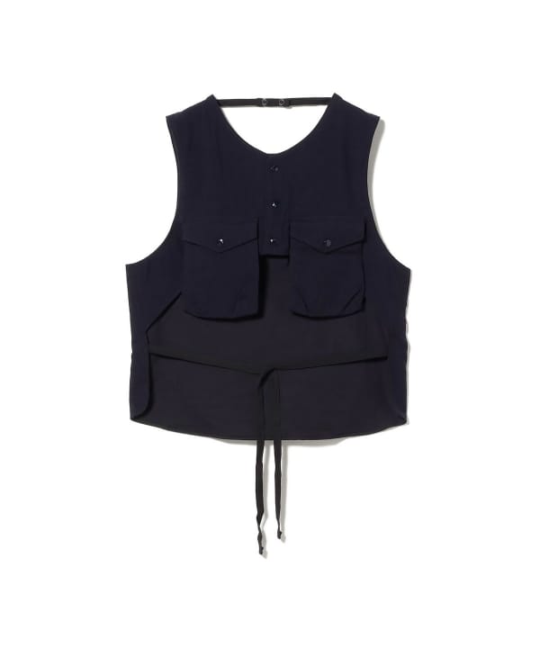 ENGINEERED GARMENTS / SUPPORT VEST - WOOL UNIFORM SERGE