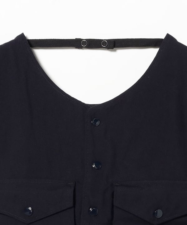 ENGINEERED GARMENTS / SUPPORT VEST - WOOL UNIFORM SERGE