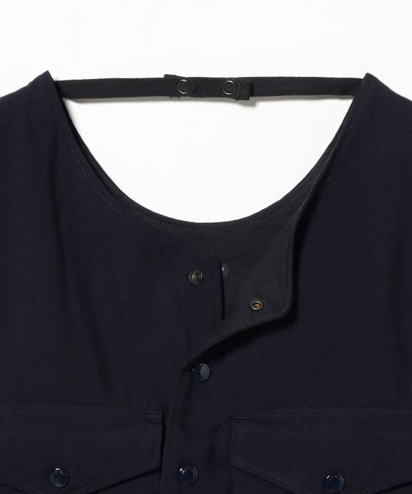 ENGINEERED GARMENTS / SUPPORT VEST - WOOL UNIFORM SERGE