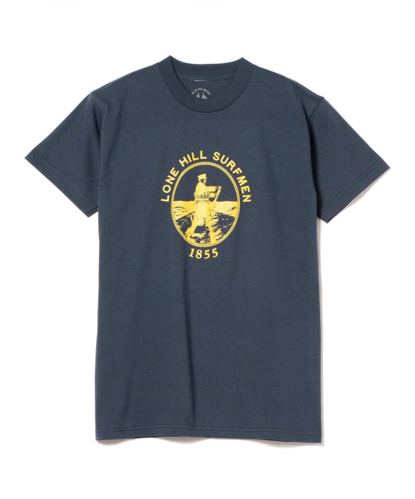 BEAMS PLUS（ビームス プラス）OLD SOLDIER / SURFMEN TEE NAVY（T