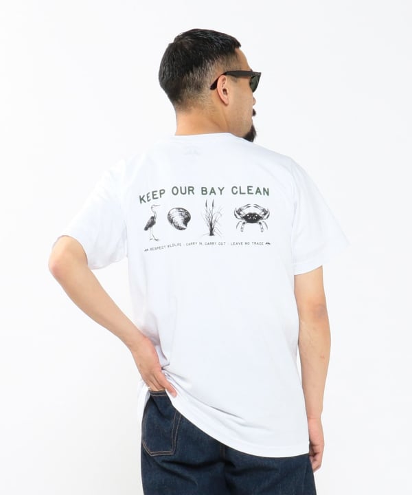 BEAMS PLUS（ビームス プラス）OLD SOLDIER / KEEP OUR BAY CLEAN TEE