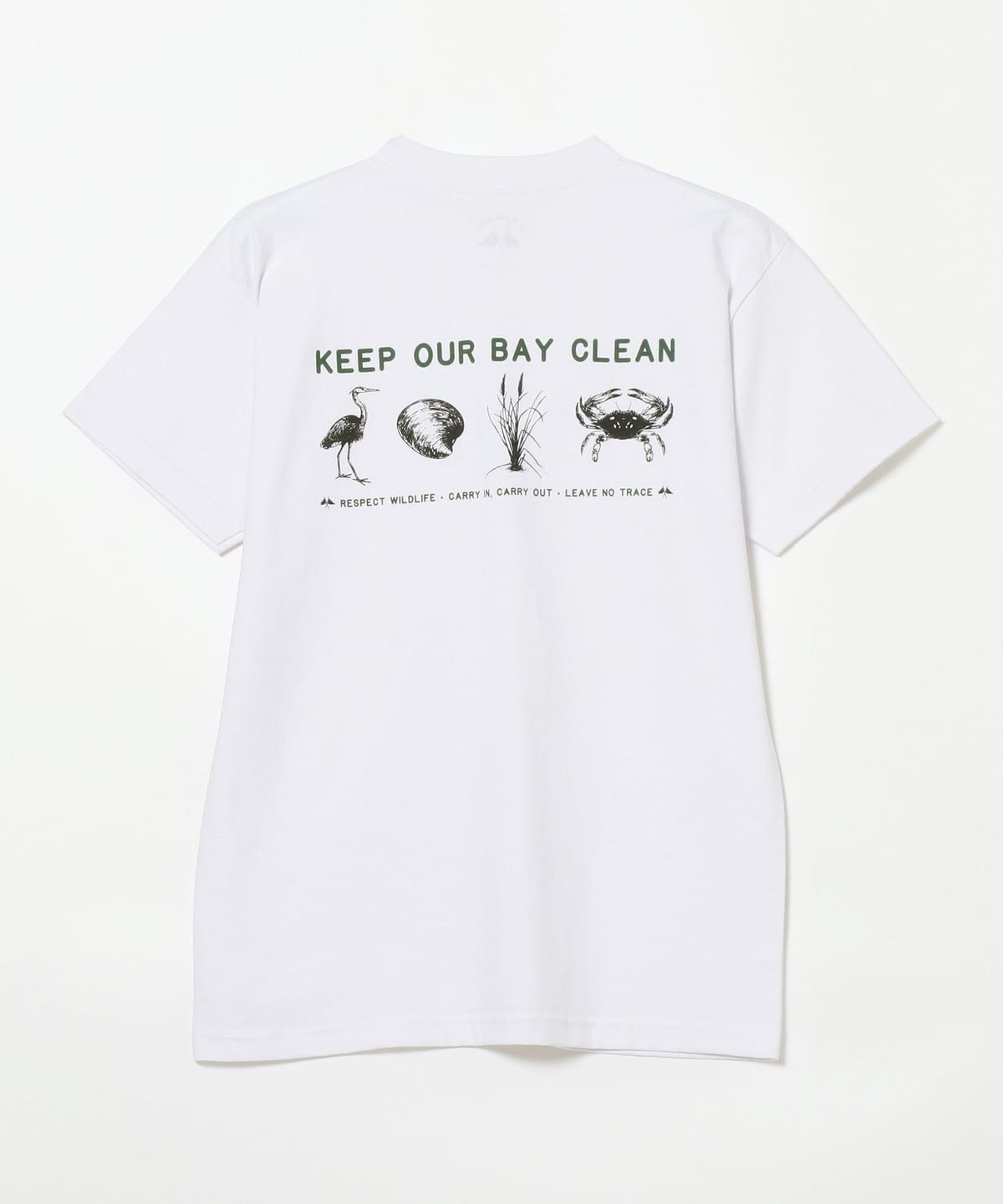 BEAMS PLUS BEAMS PLUS OLD SOLDIER / KEEP OUR BAY CLEAN TEE (T