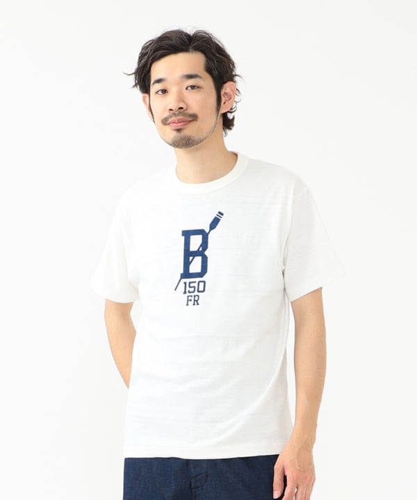BEAMS PLUS（ビームス プラス）WAREHOUSE  CO. × BEAMS PLUS 別注 Lot 4601 Print Tshirt（ Tシャツ・カットソー Tシャツ）通販｜BEAMS