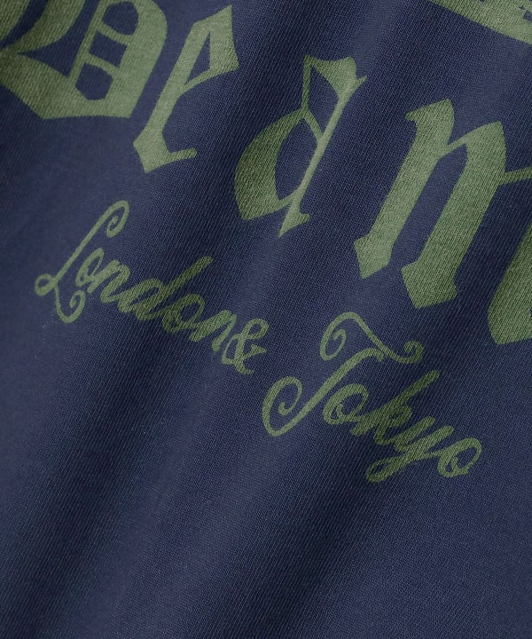 PALACE×BEAMS PLUS GRAPHIC T-SHIRTプリントTシャツ ネイビー