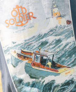 【別注】OLD SOLDIER / PRINT-Tee Squall