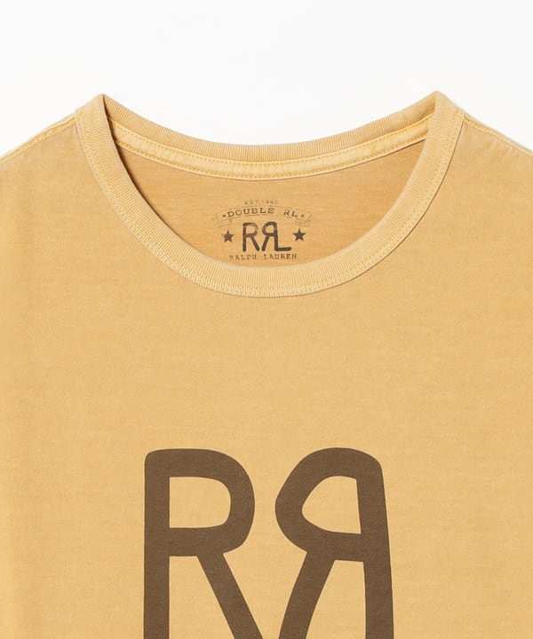 BEAMS PLUS（ビームス プラス）RRL / RRL Ranch Logo T-Shirt Yellow