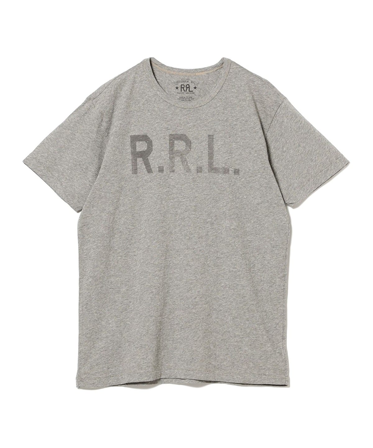 RRL ダブルアールエル / Logo Jersey Crewneck T-Shirt Tシャツ・カットソー MEN 020 GREY L RRL ダブルアールエル / Logo Jersey Crewneck T-Shirt Tシャツ・カットソー MEN 020 GREY L
