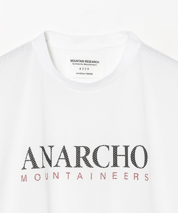 MOUNTAIN RESEARCH / Mesh Tee ”A.M.”.