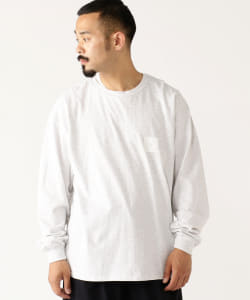 ▲POST OVERALLS / #3704 Square Donut Long Sleeve Tee