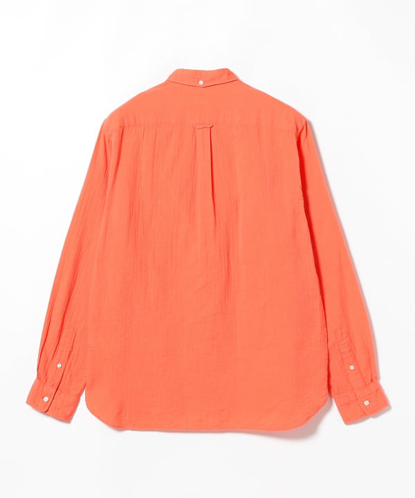 秋物▼ビームス　ダブルガーゼ　長袖シャツ　チェック　マルチストライプ　BEAMS　Mサイズ　メンズ 50代メンズのシャツコーデのおしゃれ！ ｜ メンズファッション通販