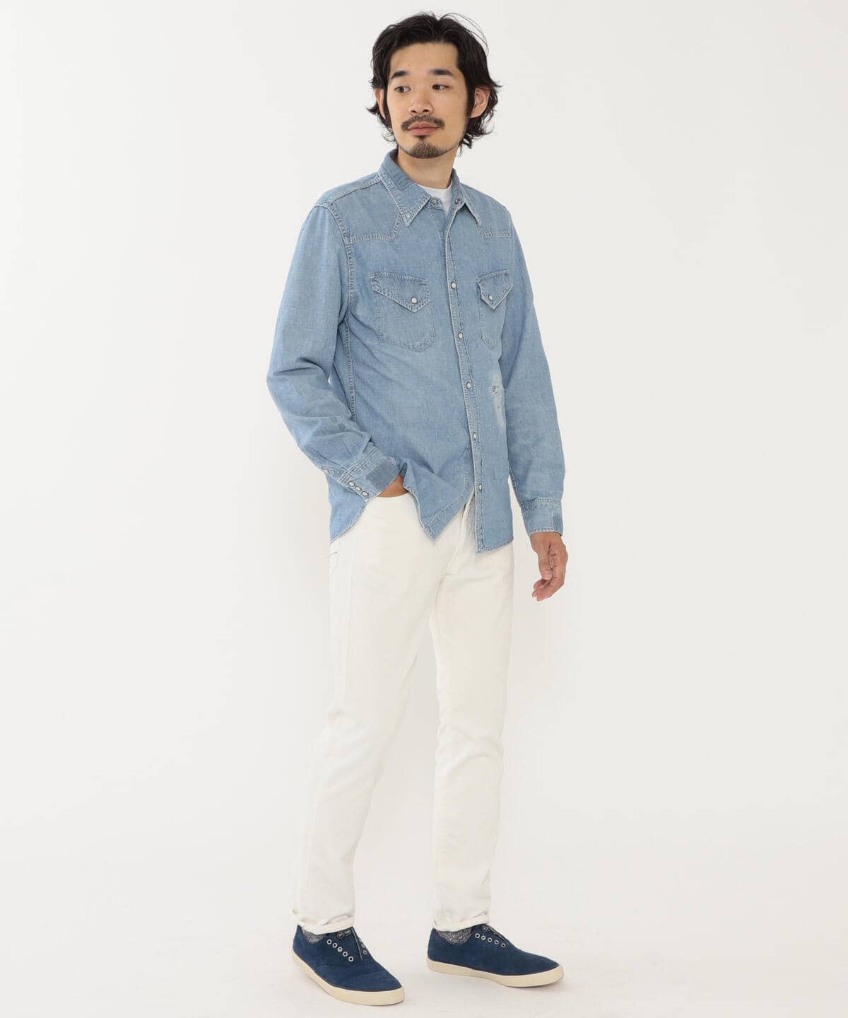 REMI RELIEF/レミレリーフ Chambray シャツ