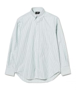 IKE BEHAR / Oxford Stripe Button Down Shirt