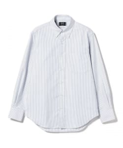 IKE BEHAR / Oxford Stripe Button Down Shirt