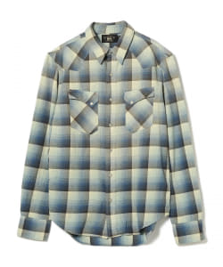 ▲RRL / Plaid Twill Western Shirt